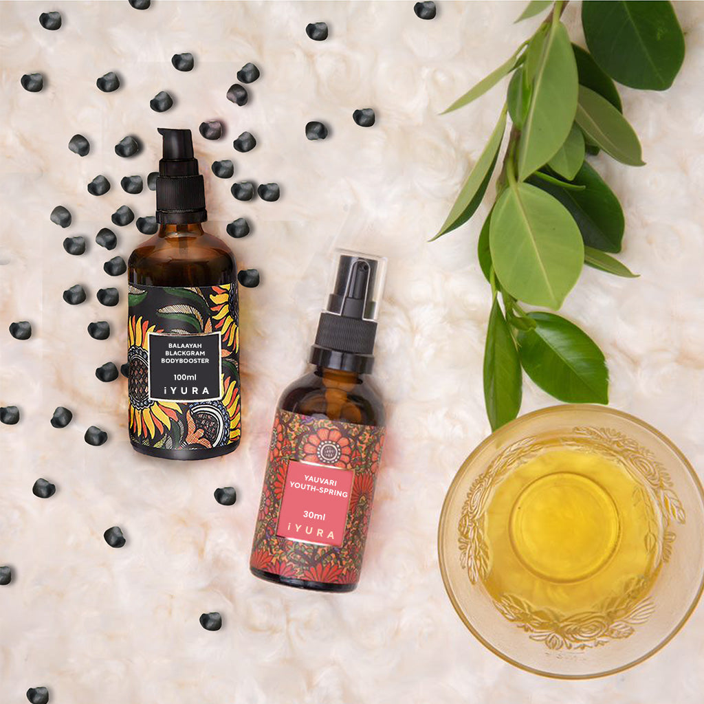 Black Gram Face & Body Duo - Best Moisturiser for Dry Skin, Ageing Skin and Mature Skin - Natural Skincare for Glowing Skin