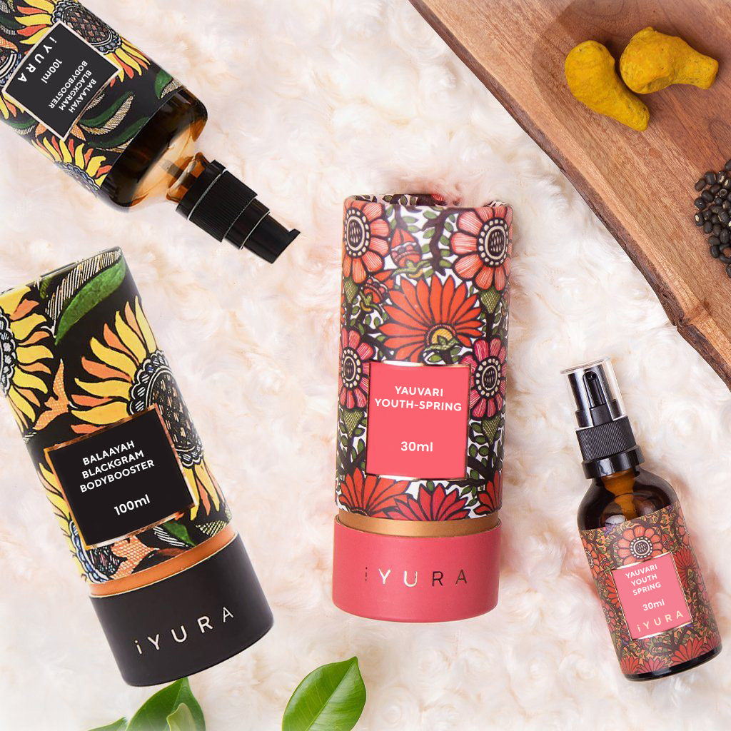 Black Gram Face & Body Duo - Best Moisturiser for Dry Skin, Ageing Skin and Mature Skin - Natural Skincare for Glowing Skin