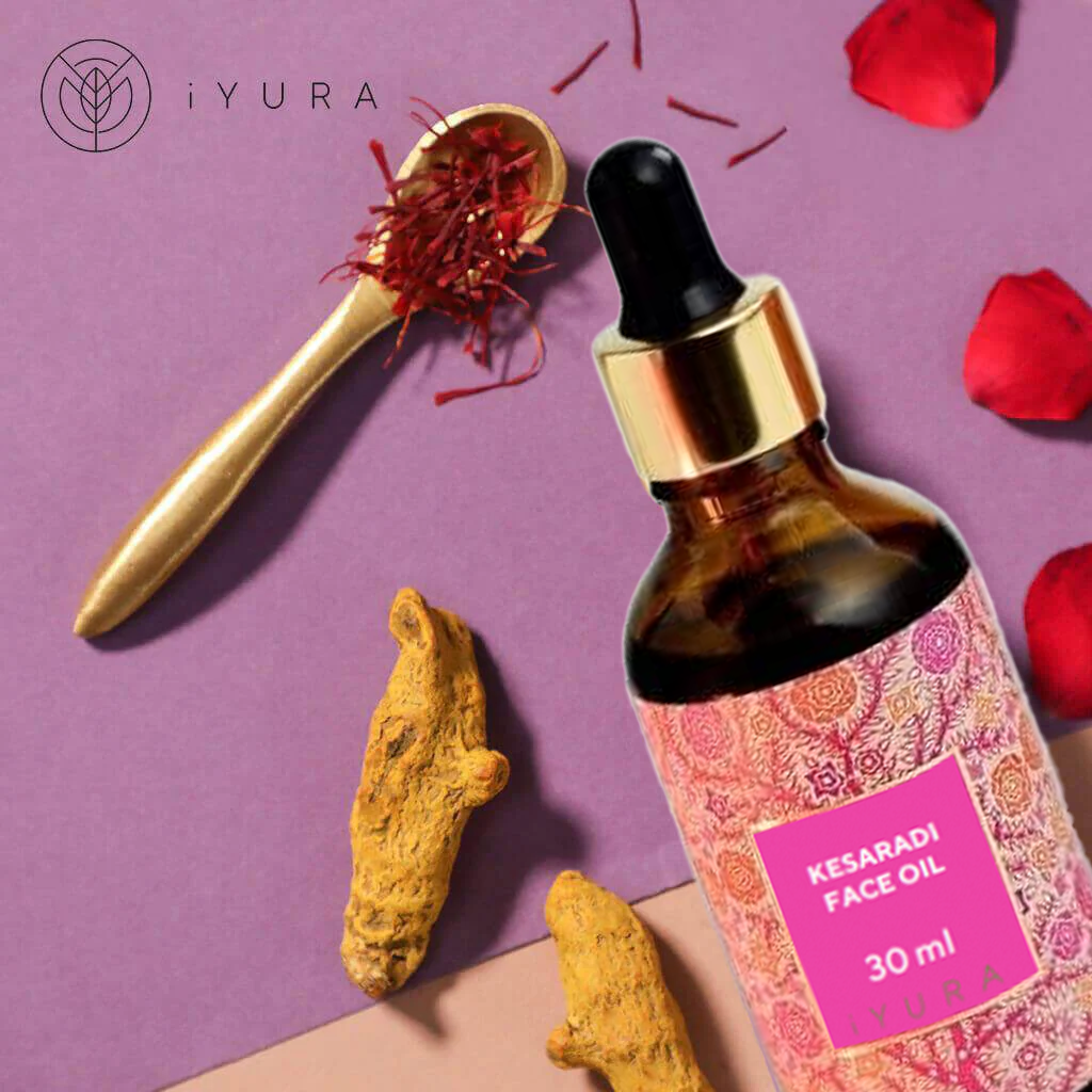 Day & Night Face Oil Duo - Best Ayurvedic Skin Oils for Morning and Evening Daily with Haldi, Manjishta, Natural Vitamin C, Vitamin E