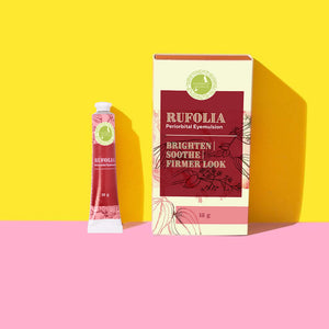 Rufolia Periorbital Eyemulsion - Brighten, Soothe and Firm Under-Eyes with Manjistha, Aloe Vera, Niacinamide and Hyaluronic Acid - Pack of 5