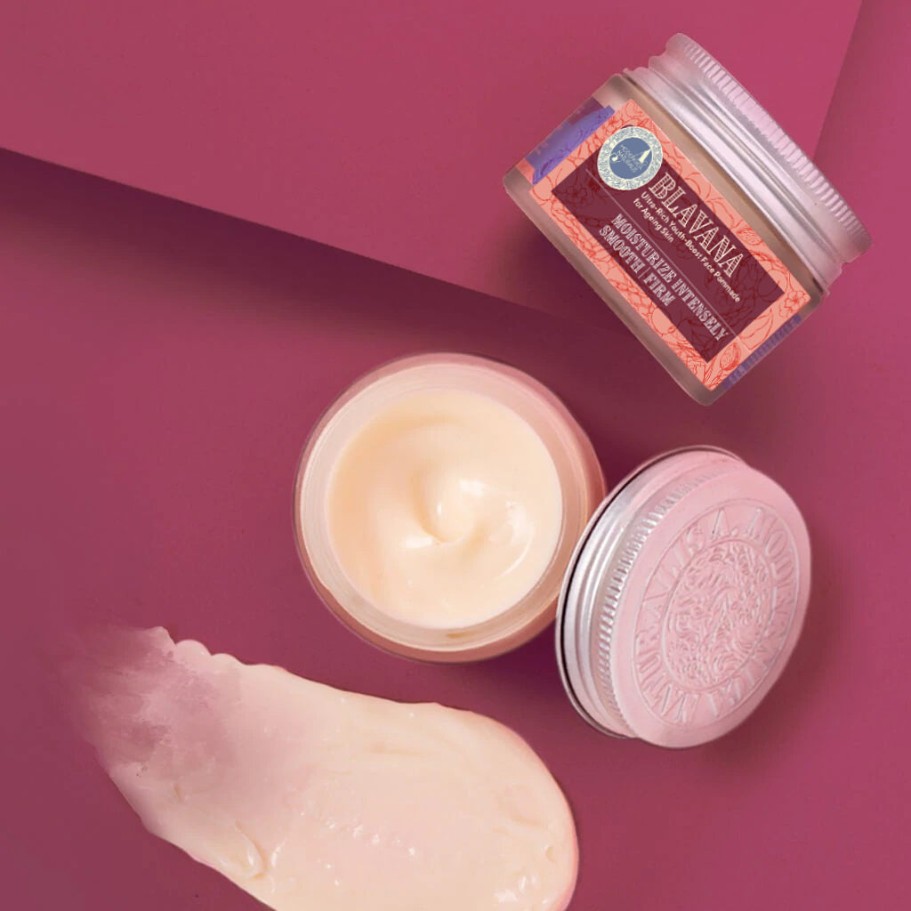 The Age-Hold Duo - Age-Defying Black Gram Face Moisturising Cream and Brightening Under-Eye Cream for Mature Skin