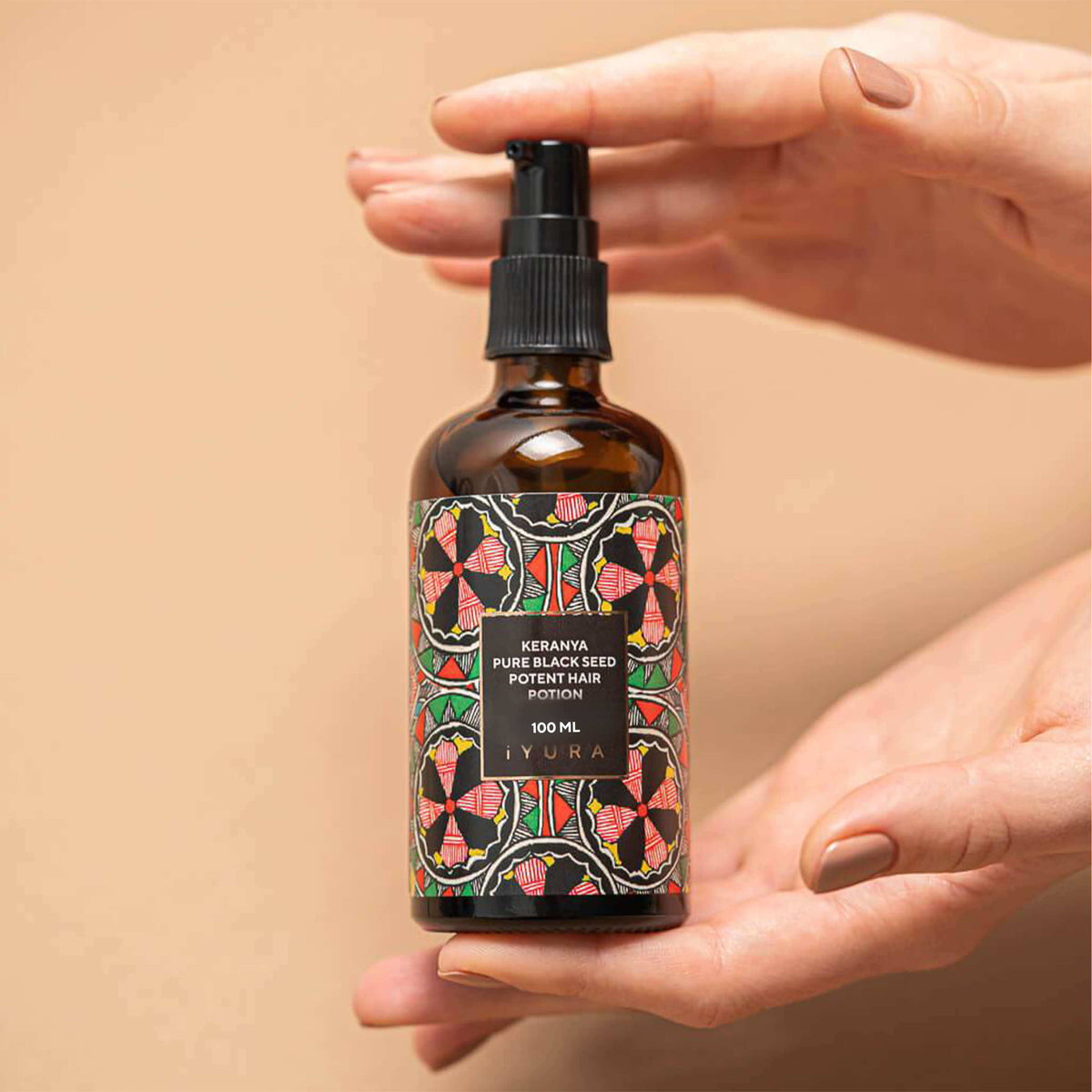 Keranya Pure Black Seed Potent Hair Potion - More Shiny Hair On The Head, Not In The Comb | The Ayurveda Experience