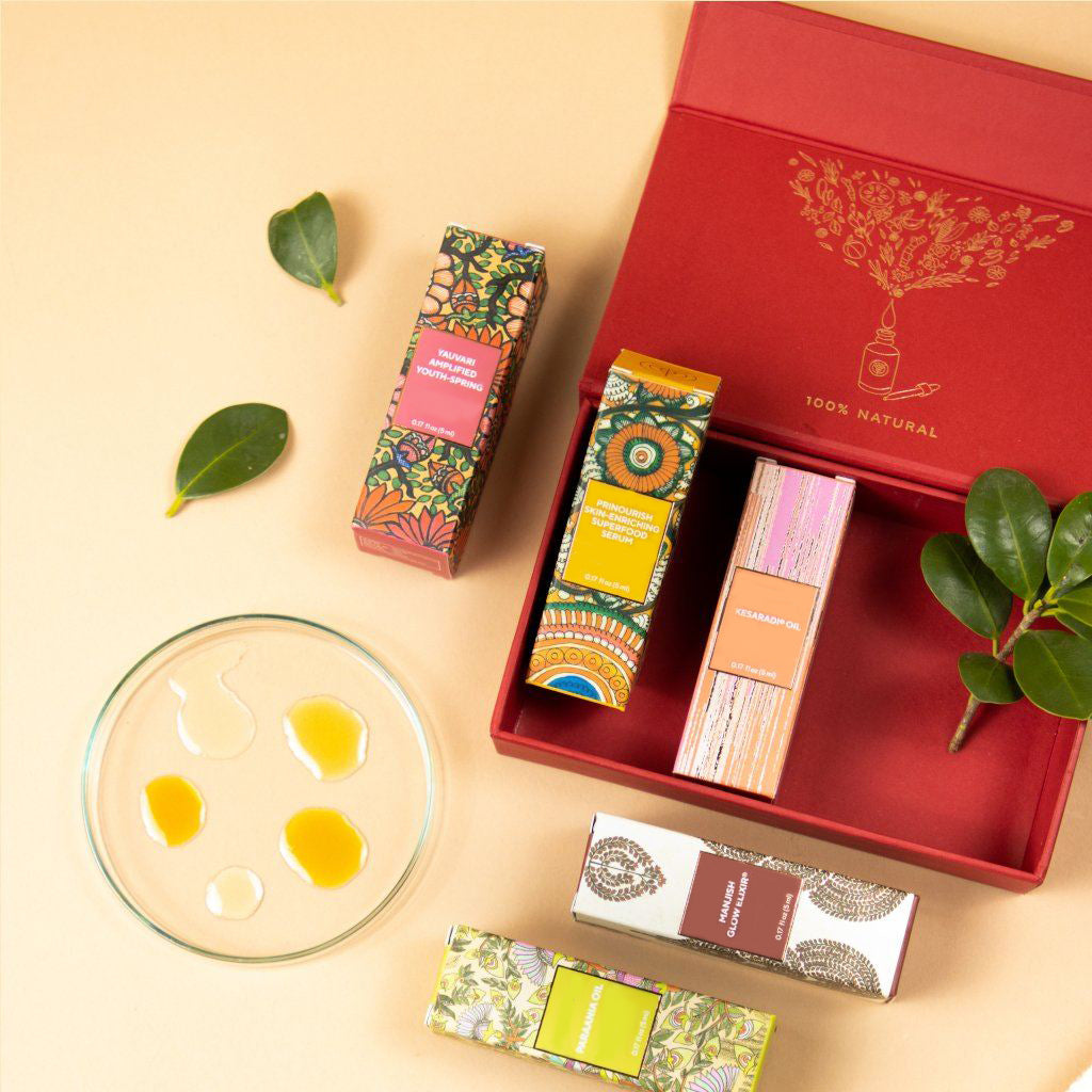 Forest Essentials Shringaar Gift Box - A ritual of Rose Facial & Make up  kit | eBay